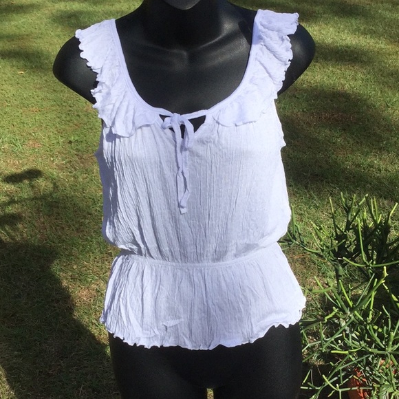 Cotton On Tops - 💃NWT Awesome White Bohemian Size Small Petite Top